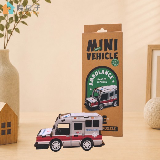 木製拼圖-救護車 木製拼圖-救護車
